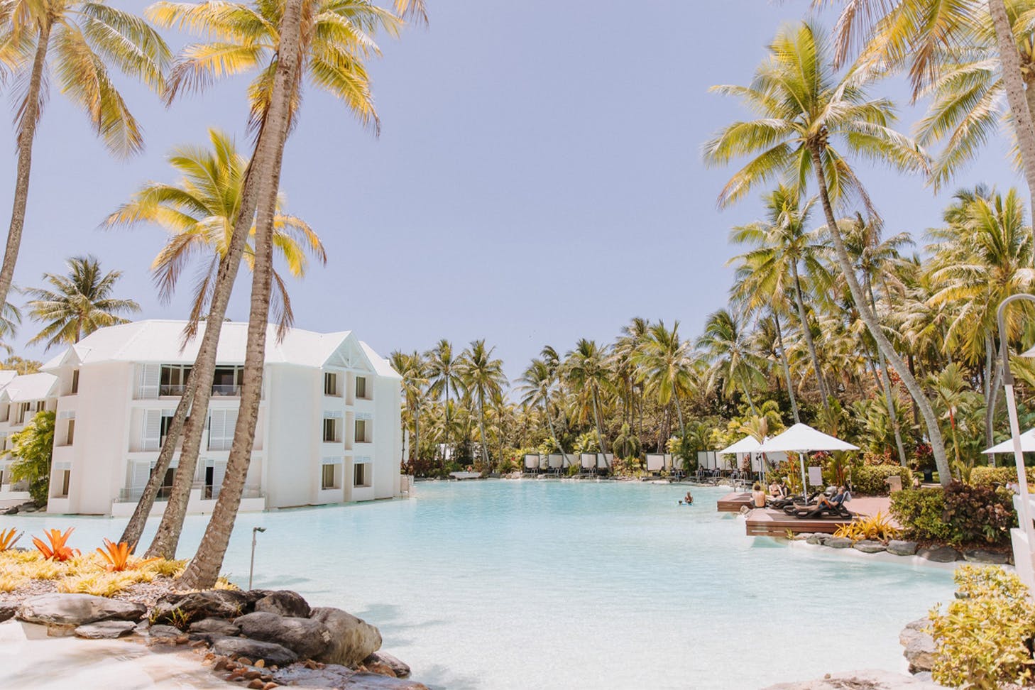 the lagoon at Sheraton Grand Mirage Port Douglas